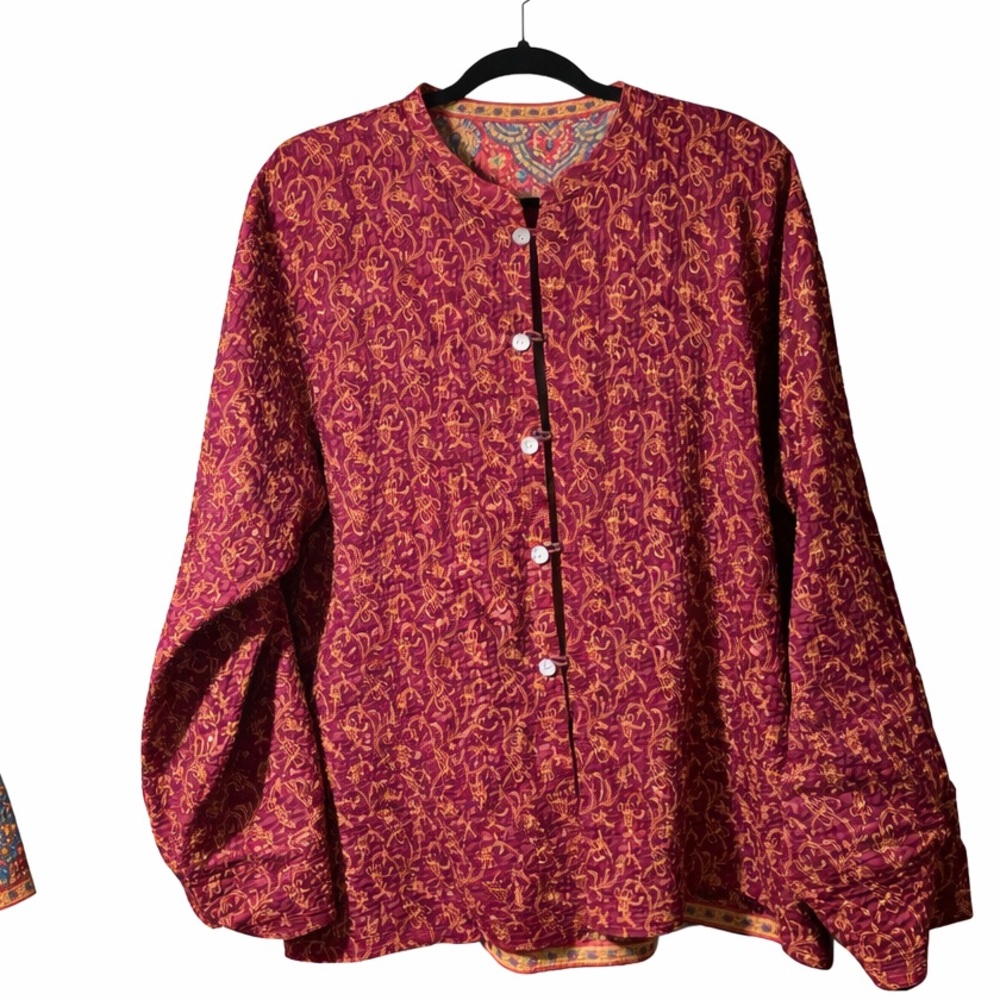 Bohemian Patterned Reversible Jacket - image 3